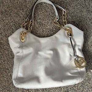 Michael Kors leather hobo bag